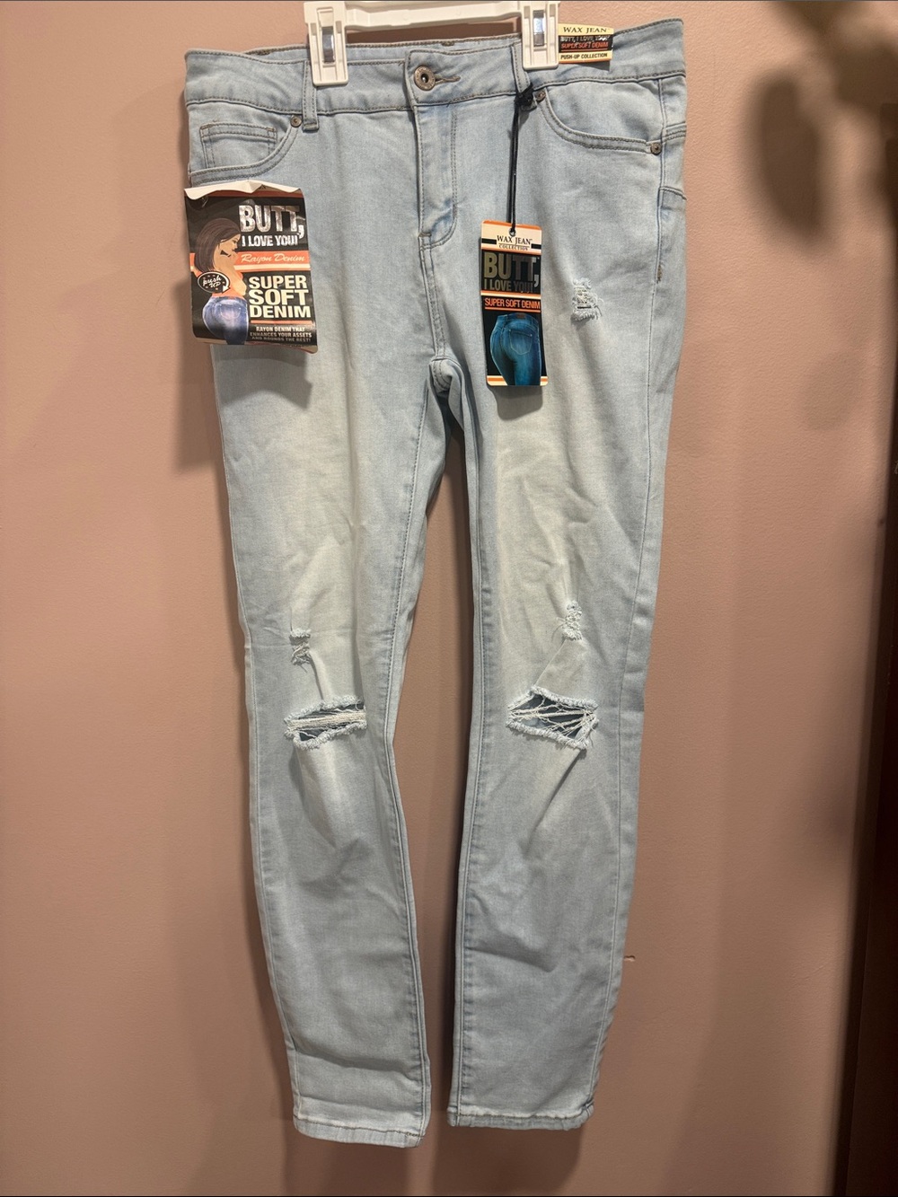 Wax Jean Butt, I love you super soft denim NWT